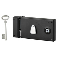 SERRURE APPLIQUE PENE DEMI TOUR 140x080 GAUCHE - 1 CLE SERRURE APPLIQUE PENE DEMI TOUR 140x080 GAUCHE - 1 CLE